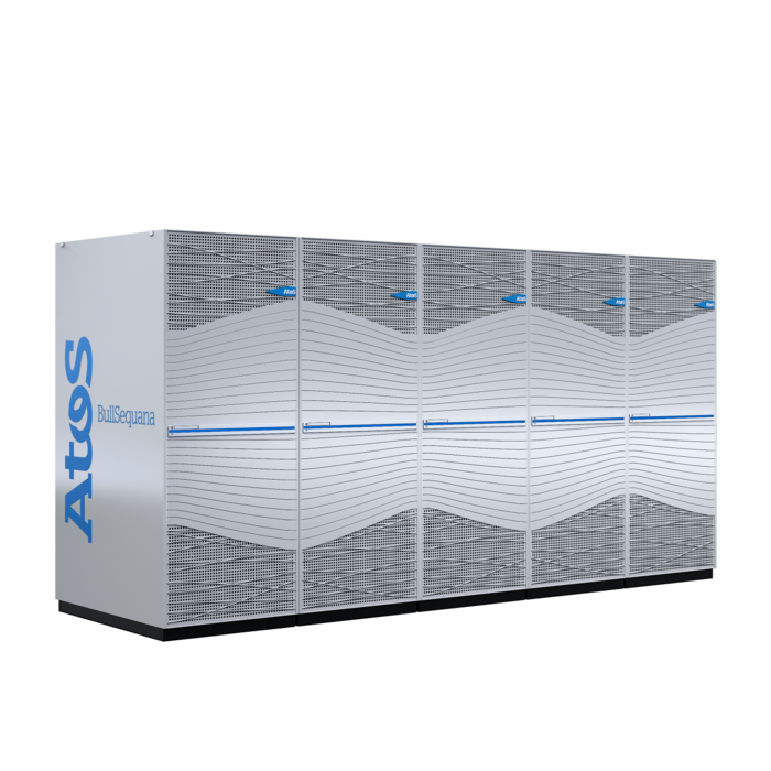 Image (Atos): The BullSequana system from Atos. 